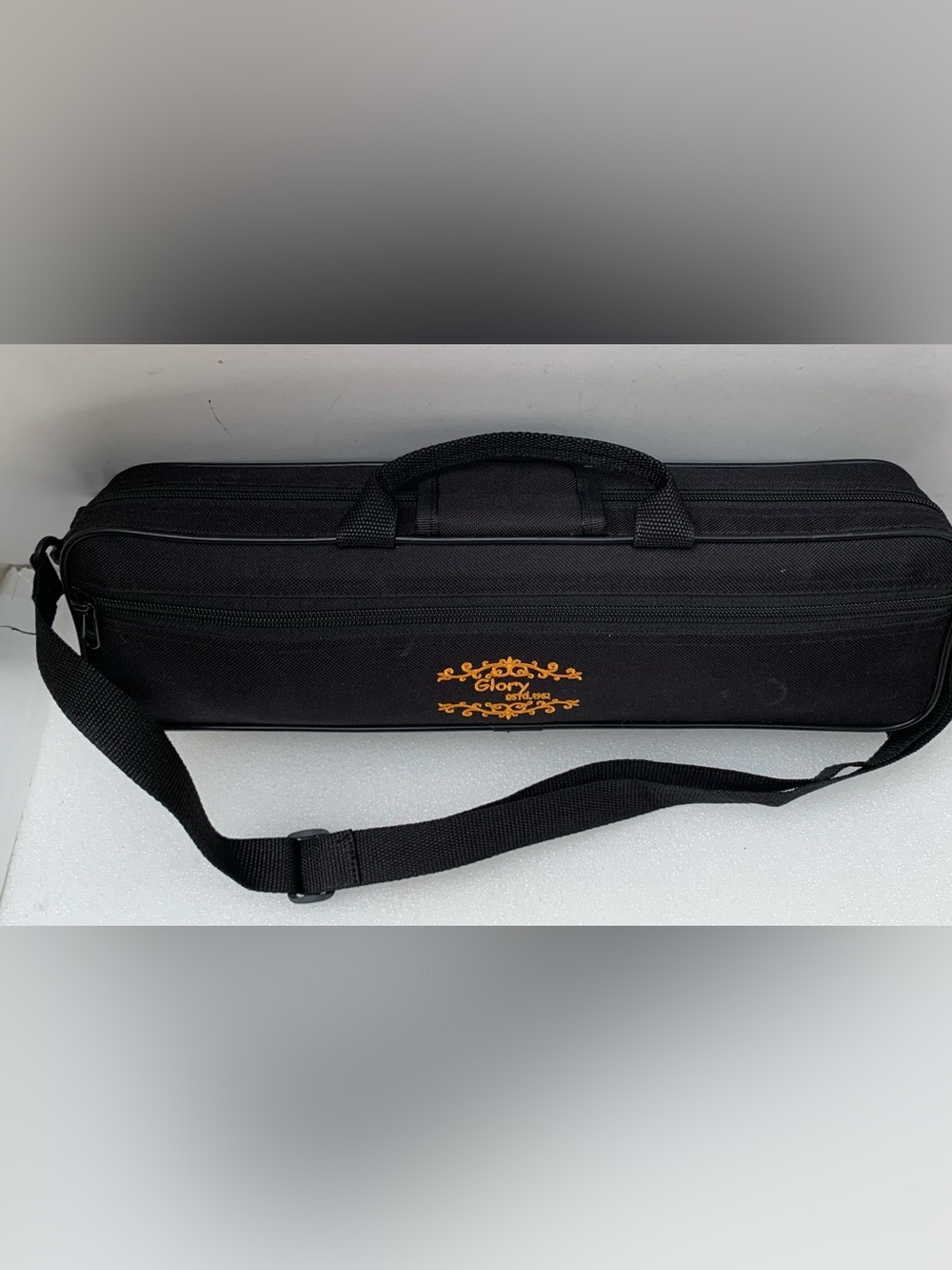 Glory MUS267097 Closed Hole Concert Flute Set - Nickel Silver